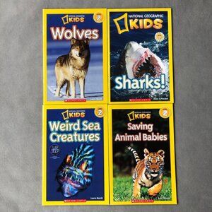 Set of 4 ~ National Geographic Leveled Readers